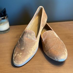 M. Gemi Petalo Velvet Smoking Slipper